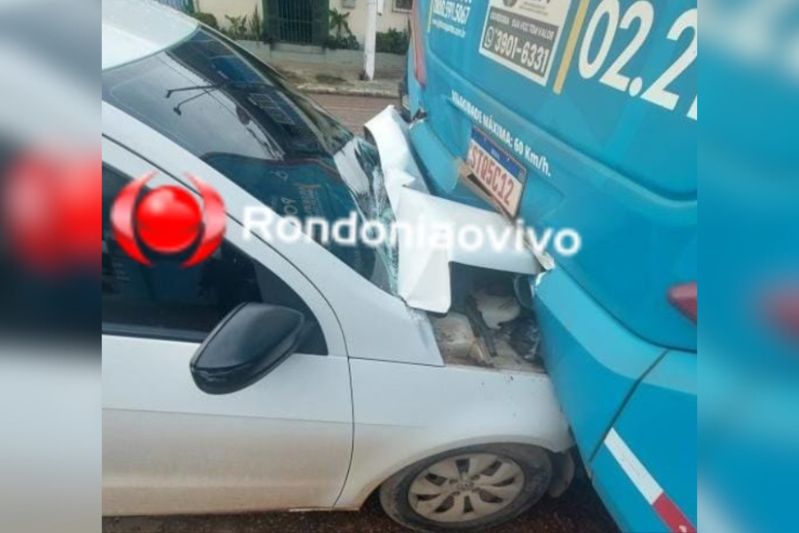 BÊBADO: Motorista de Gol é preso após bater em cheio na traseira de ônibus 