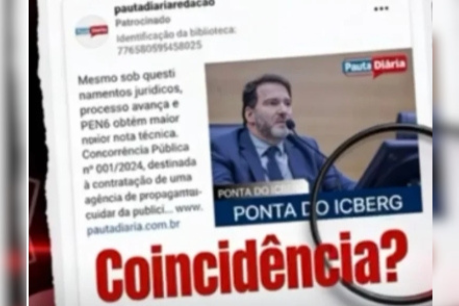 IMPULSIONADO: Conteúdo que crítica licitação da ALE-RO foi feito como anúncio pago direcionado