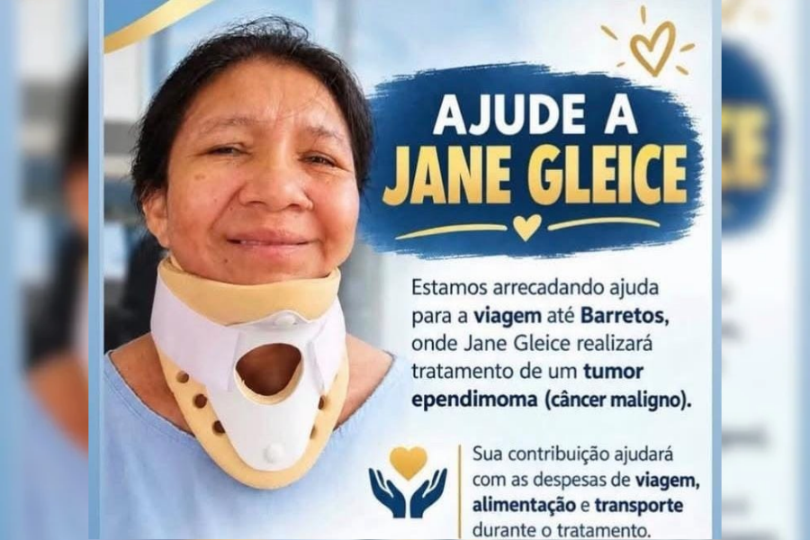 SOLIDARIEDADE:  Mulher pede ajuda para tratar câncer em Barretos