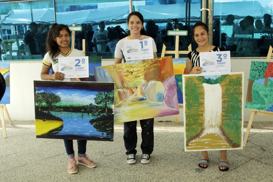 NATUREZA: Alunos do interior vencem concurso de pintura promovido pelo Governo