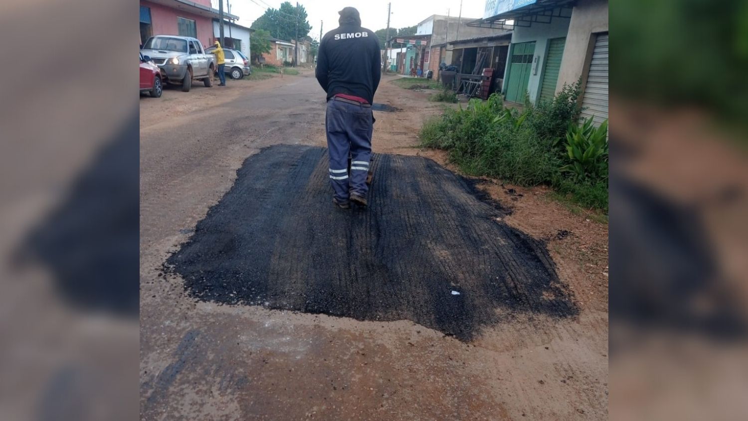 EDWILSON NEGREIROS: Após pedido de vereador, prefeitura tapa-buracos no Bairro São Francisco