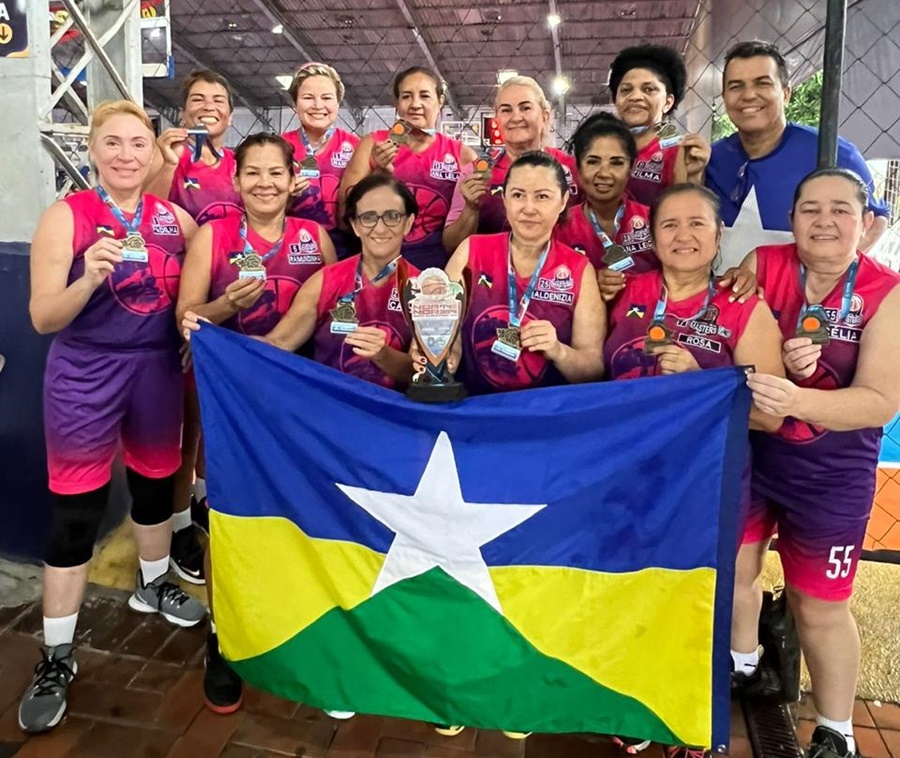 TROFÉUS: Atletas do basquete master trazem medalhas para Rondônia