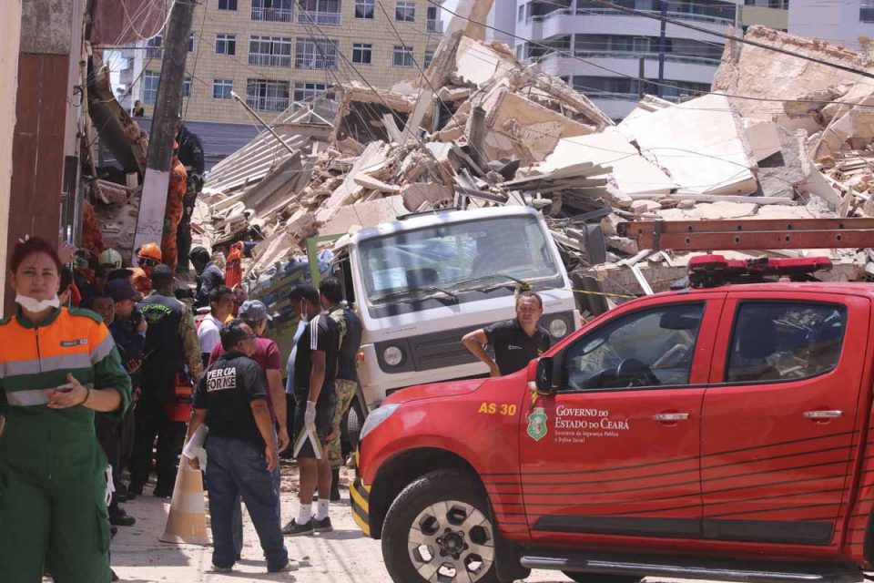 TRAGÉDIA: Sobe para 6 o nº de mortos no desabamento do prédio residencial
