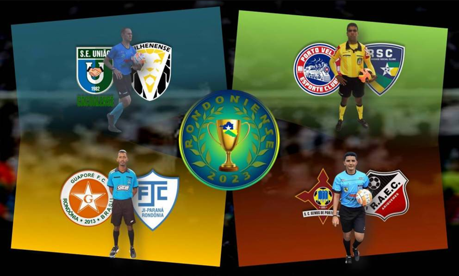 FUTEBOL: Arbitragem para a segunda rodada do Campeonato Rondoniense está definida