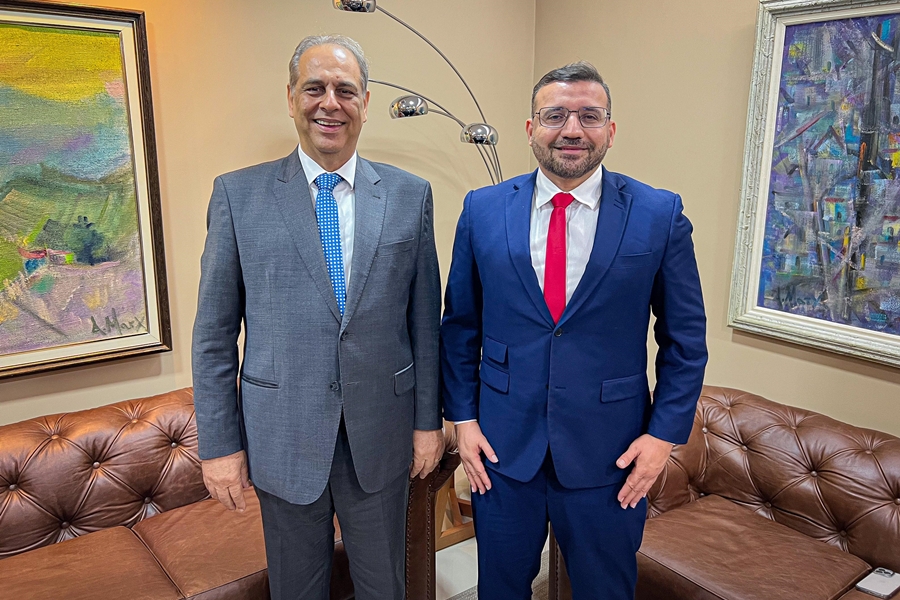 RIBEIRO DO SINPOL: Deputado reforça harmonia em visita institucional ao presidente do TJRO