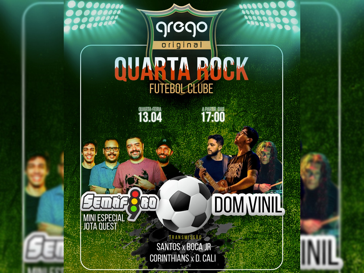 QUARTA ROCK: Mini especial Jota Quest hoje no Grego Original