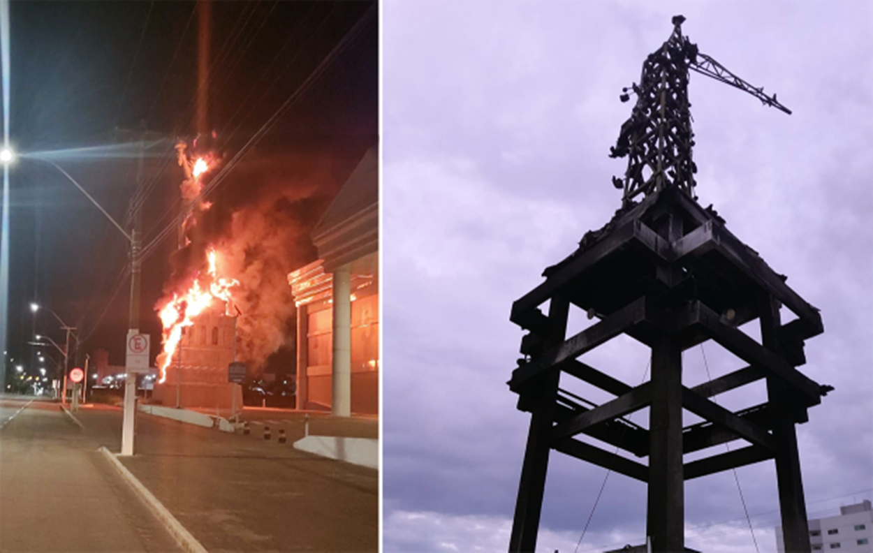 COLUNA SEMANAL: Havan lamenta que incêndio da estátua em RO continue sem solução 