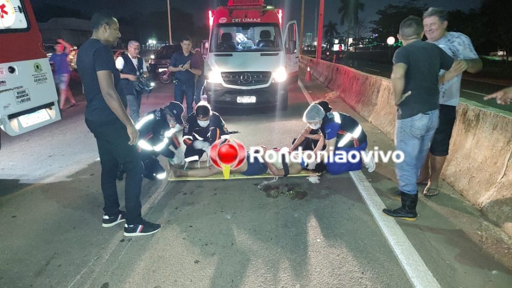 ASSISTA: Três pessoas ficam feridas em gravíssimo atropelamento na BR-364