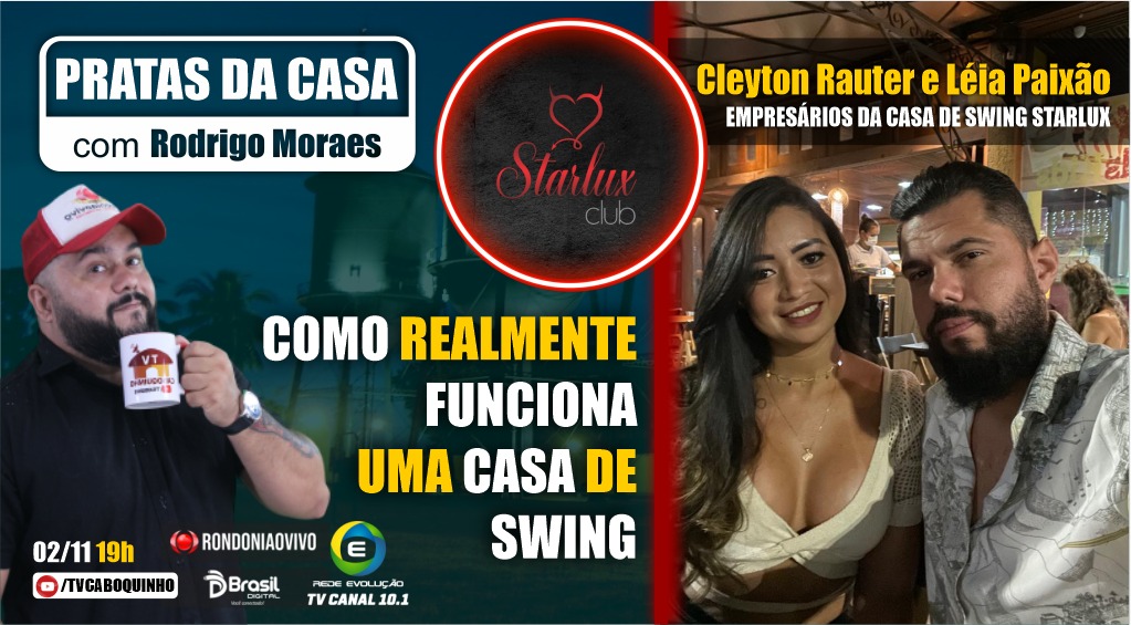 PRATAS DA CASA: Casa de Swing em Porto Velho - Assista