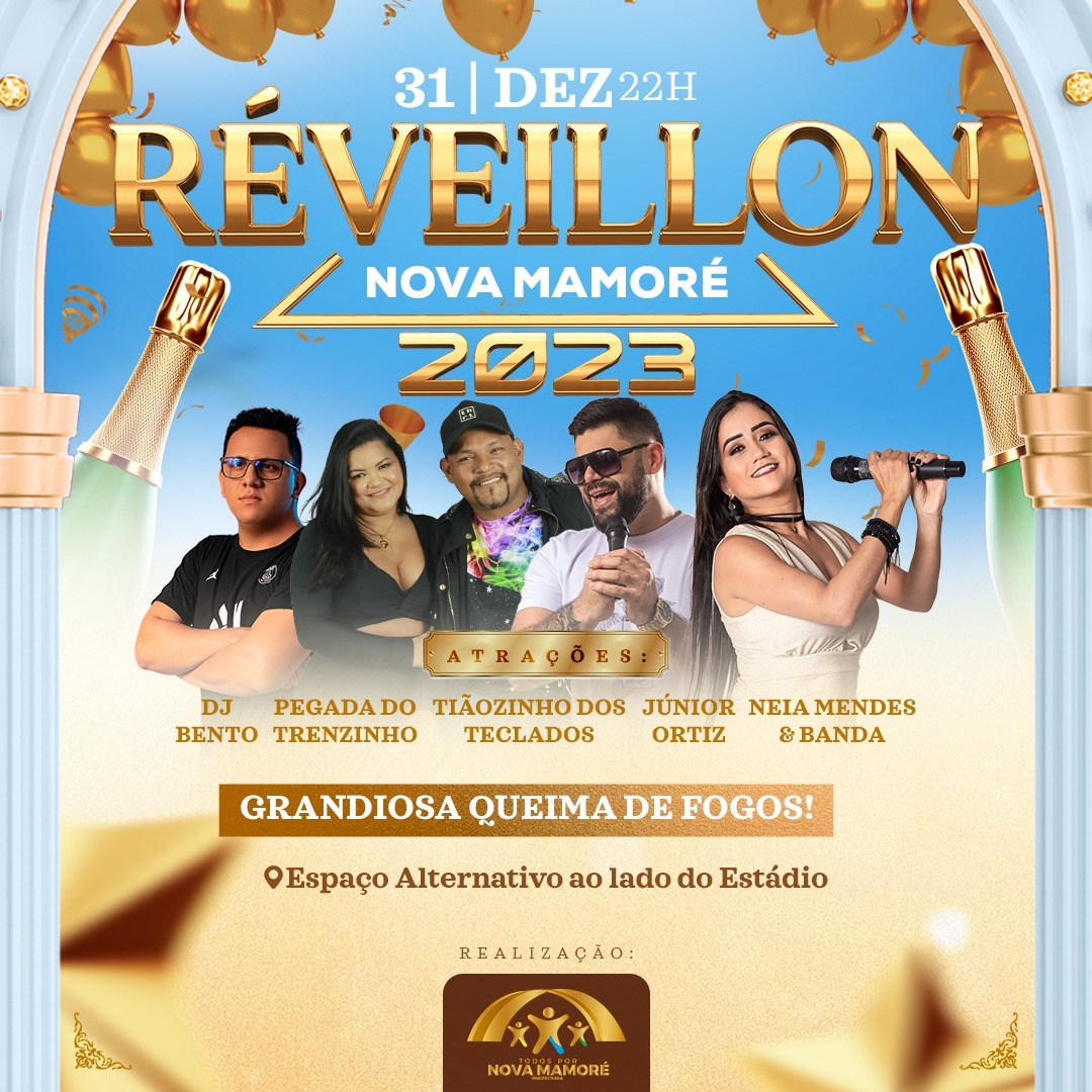 RÉVEILLON: Prefeitura de Nova Mamoré realiza grande evento de fim de ano