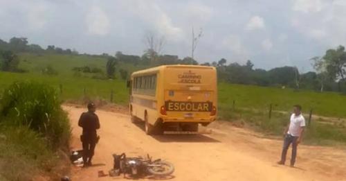 TRÁGICO: Idoso morre em batida frontal com ônibus escolar 