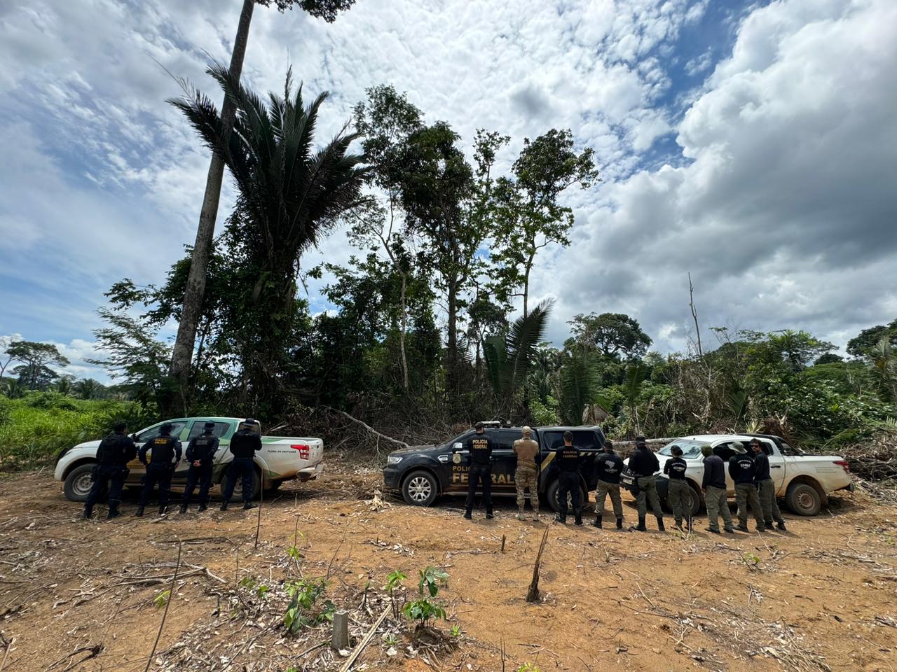 RIO OURO PRETO: PF, ICMBIO E PM fazem operação contra crimes ambientais em Reserva Extrativista 