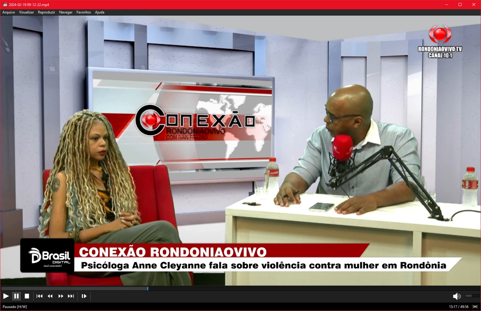 CONEXÃO RONDONIAOVIVO:   Psicóloga Anne Cleyanne fala sobre violência contra mulher em Rondônia