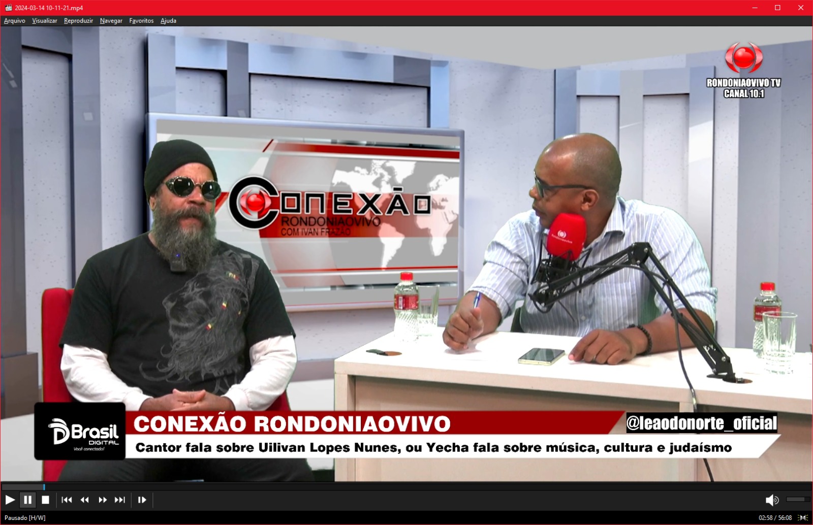 CONEXÃO RONDONIAOVIVO: Uilivan Nunes, ou Yecha, fala sobre música, cultura e judaísmo