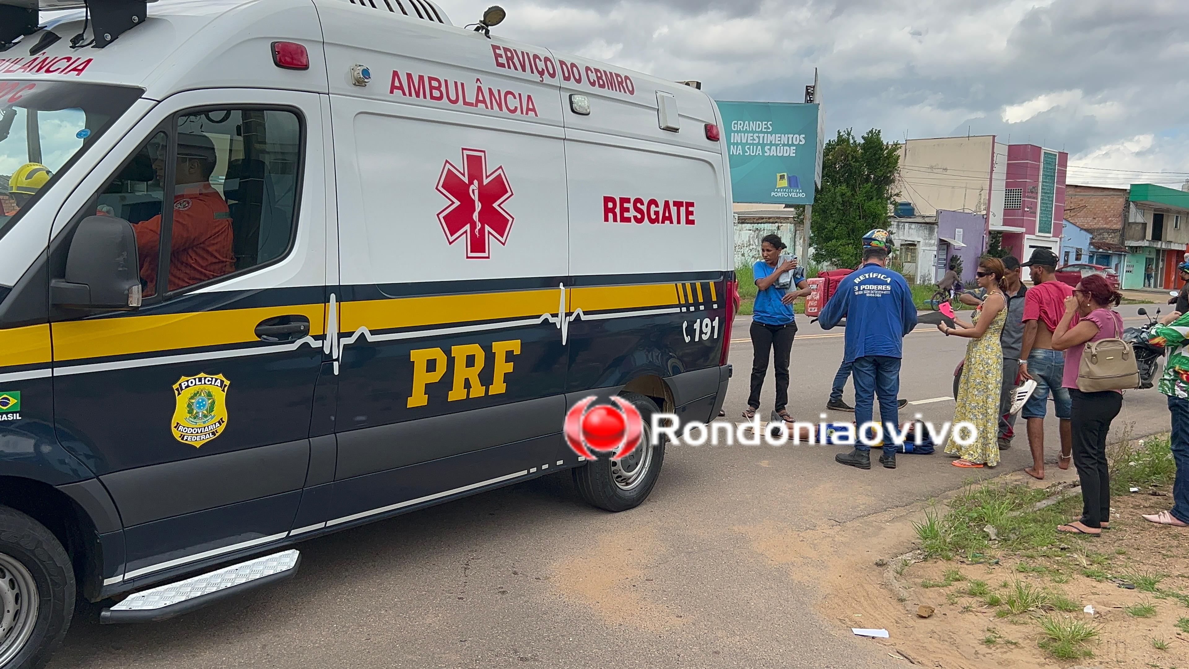 VÍDEO: Criança fica ferida após atropelamento ao voltar da escola com a mãe