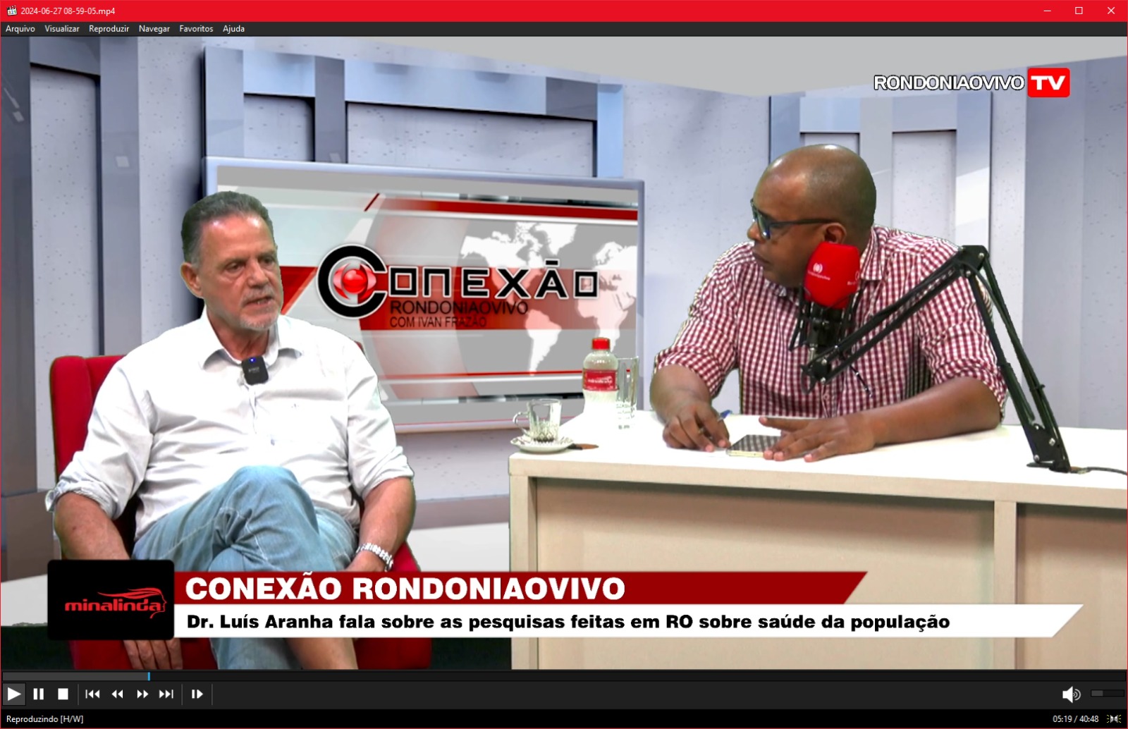 CONEXÃO RONDONIAOVIVO: Dr. Luís Aranha fala sobre as pesquisas feitas em RO sobre saúde da população 