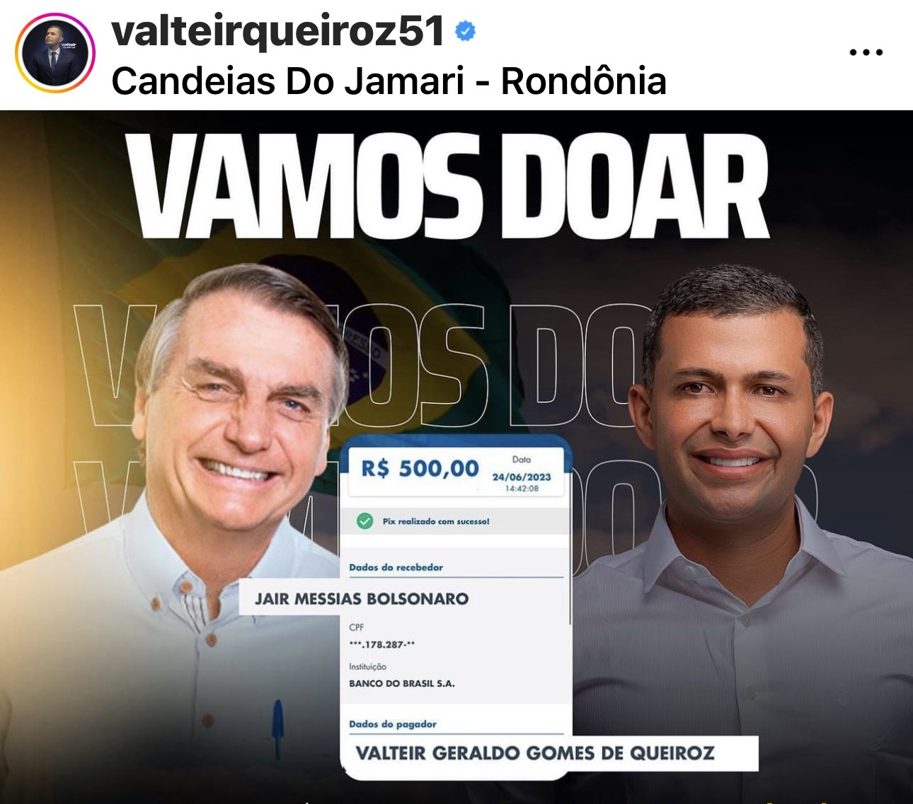 DERROTADO: Justiça nega mais um pedido de Valteir Queiroz para retornar à prefeitura