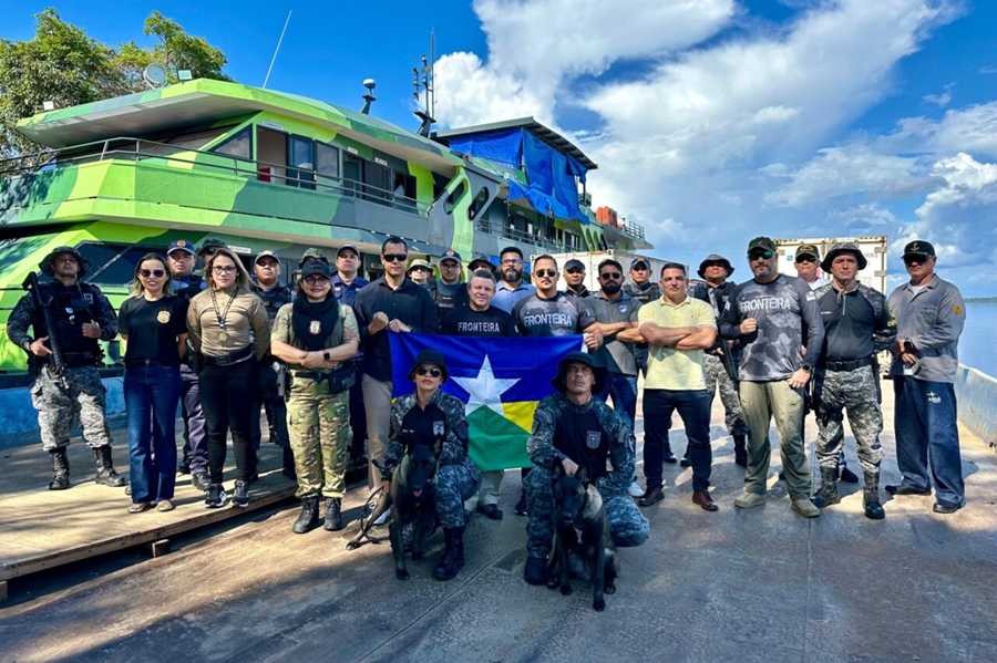 ESTRATÉGIAS: Comitiva da Segurança Pública reforça ações de combate a crimes, no Amazonas