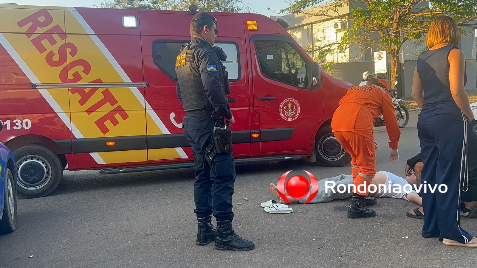 ASSISTA: Motociclista fica gravemente ferido em acidente na 7 de Setembro