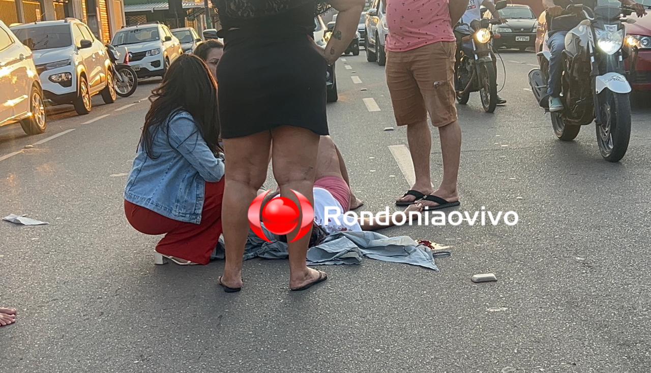 VÍDEO: Mulher fica em estado grave após condutora abrir porta de carro