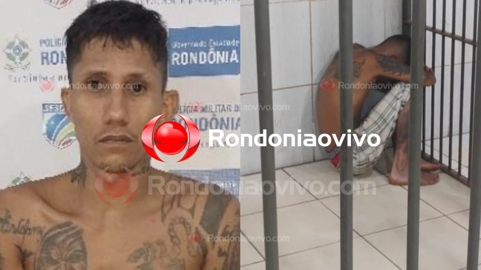 CONDENADO: 'K2 do CV' é preso após tentar fugir pulando muros de residências na capital