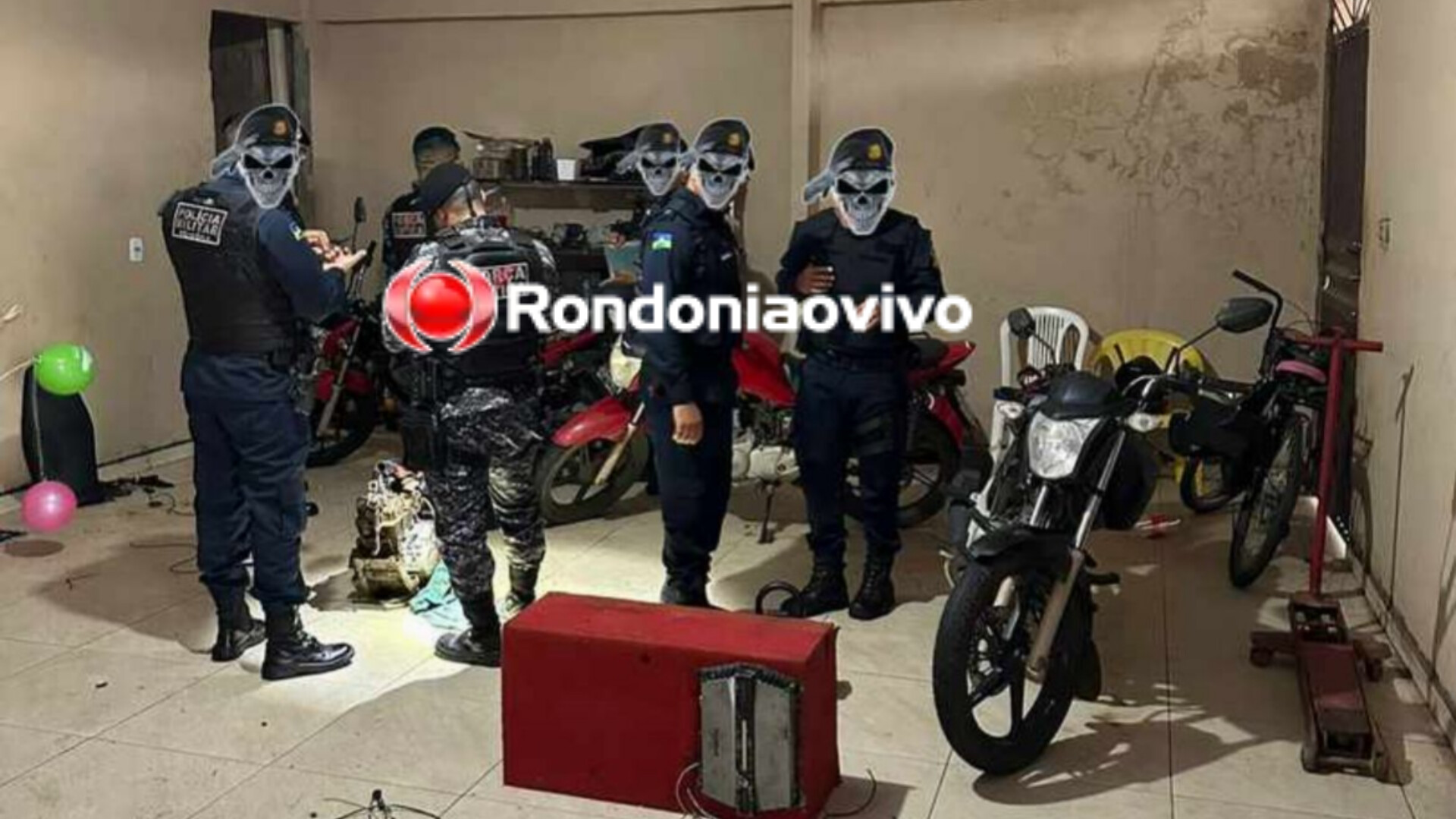 APÓS RASTREAMENTO: Polícia descobre mocó e prende dono de oficina com duas motos roubadas 