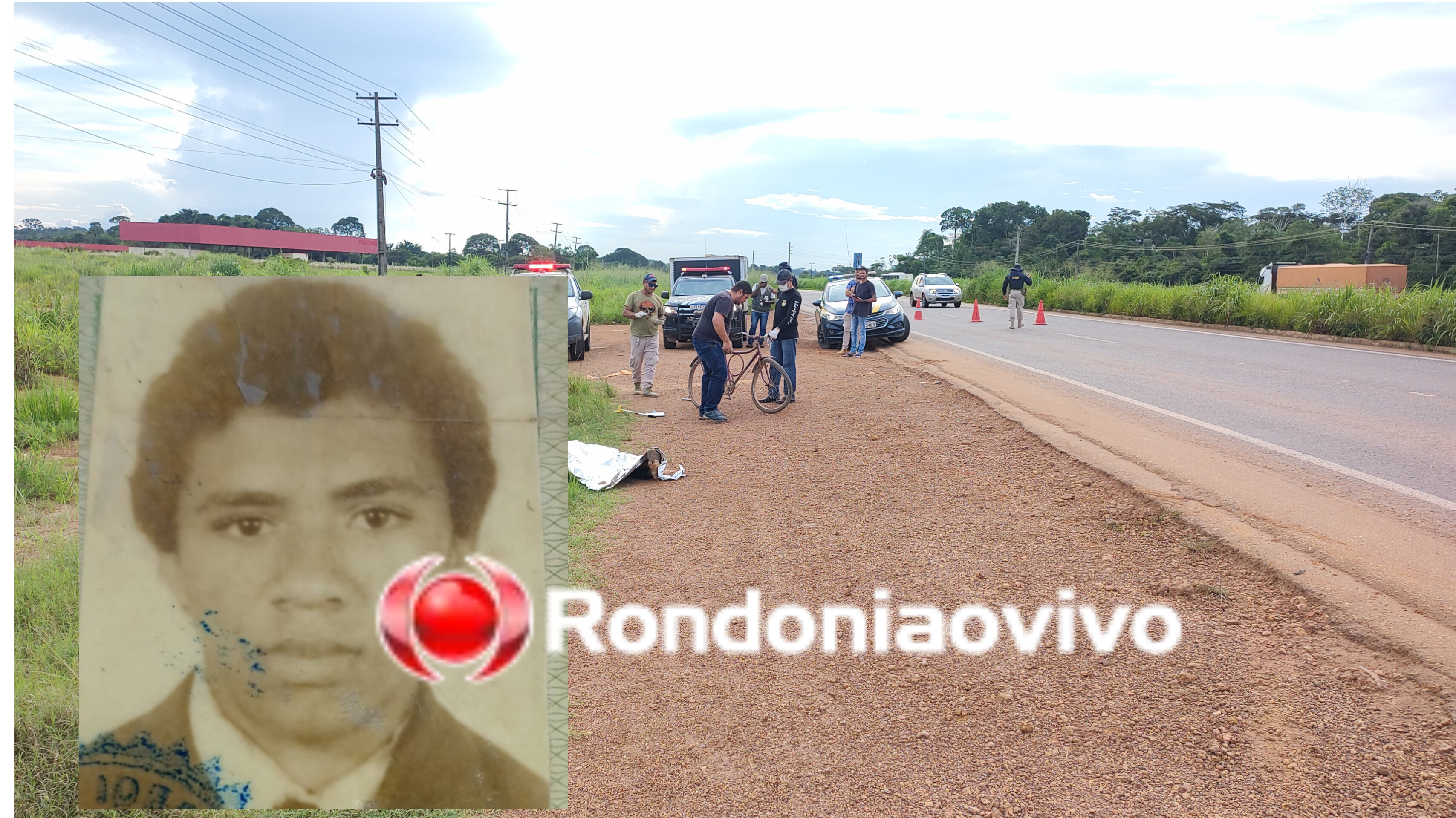 VÍDEO: Idoso morre atropelado por táxi na BR-364 em Porto Velho