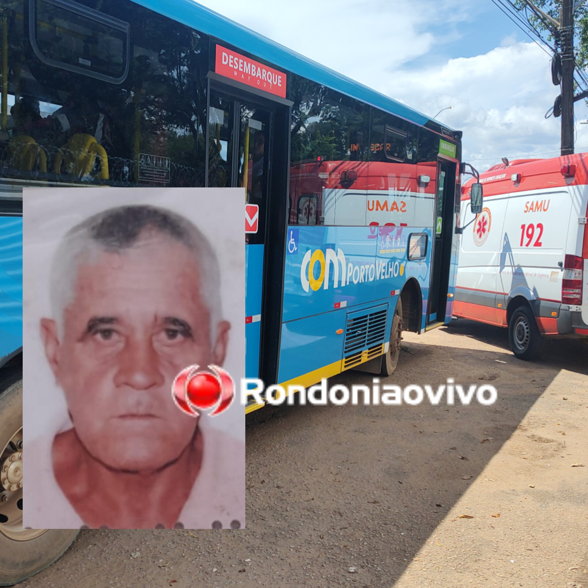 IDENTIFICADO: Idoso morre dentro de ônibus na Avenida Jorge Teixeira