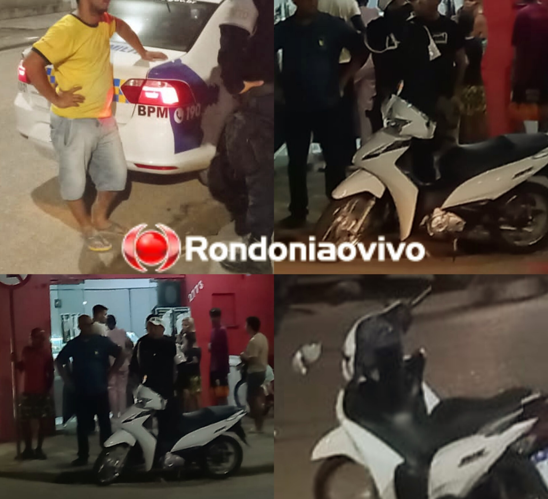 TENTOU FUGIR: Motociclista bêbado e sem CNH é preso após causar grave acidente com mulher 