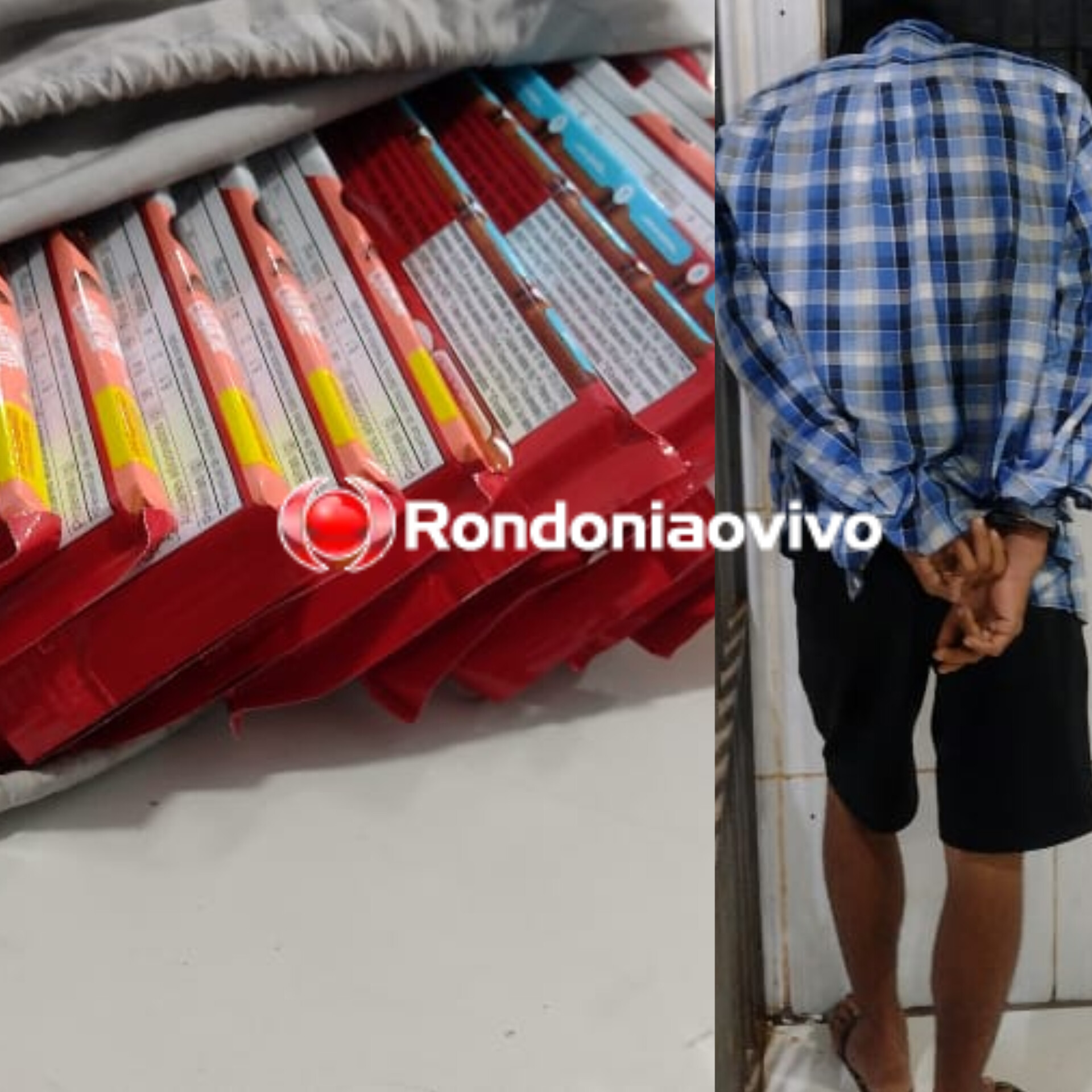  PÁSCOA CANCELADA: Homem é flagrado furtando 10 barras de chocolate no Aramix 