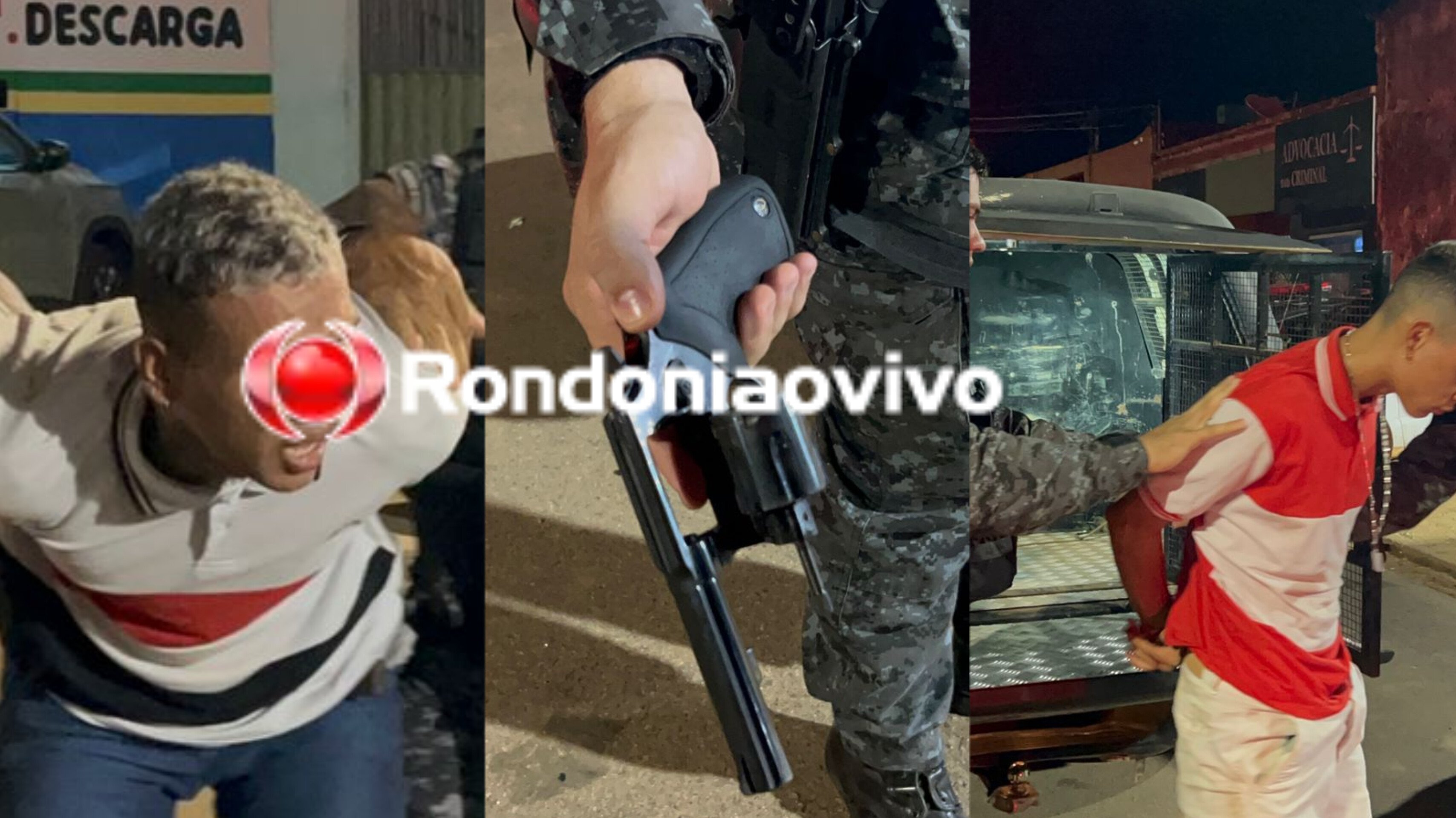 ARMADOS: Foragidos são presos no Cai N'água ao saírem do Porto Madero em aplicativo 