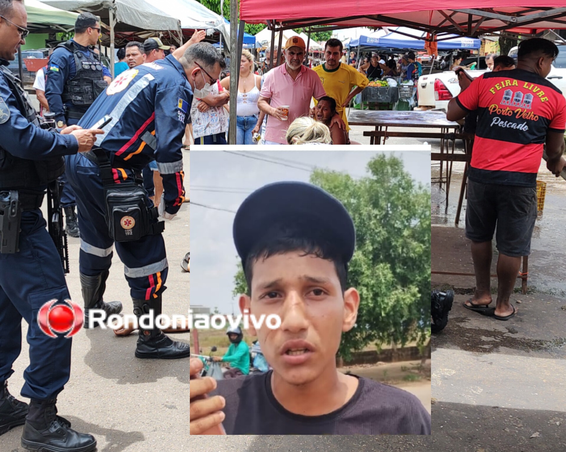 NA SAÍDA: Rapaz que trabalhava com a mãe na feira é executado a tiros 