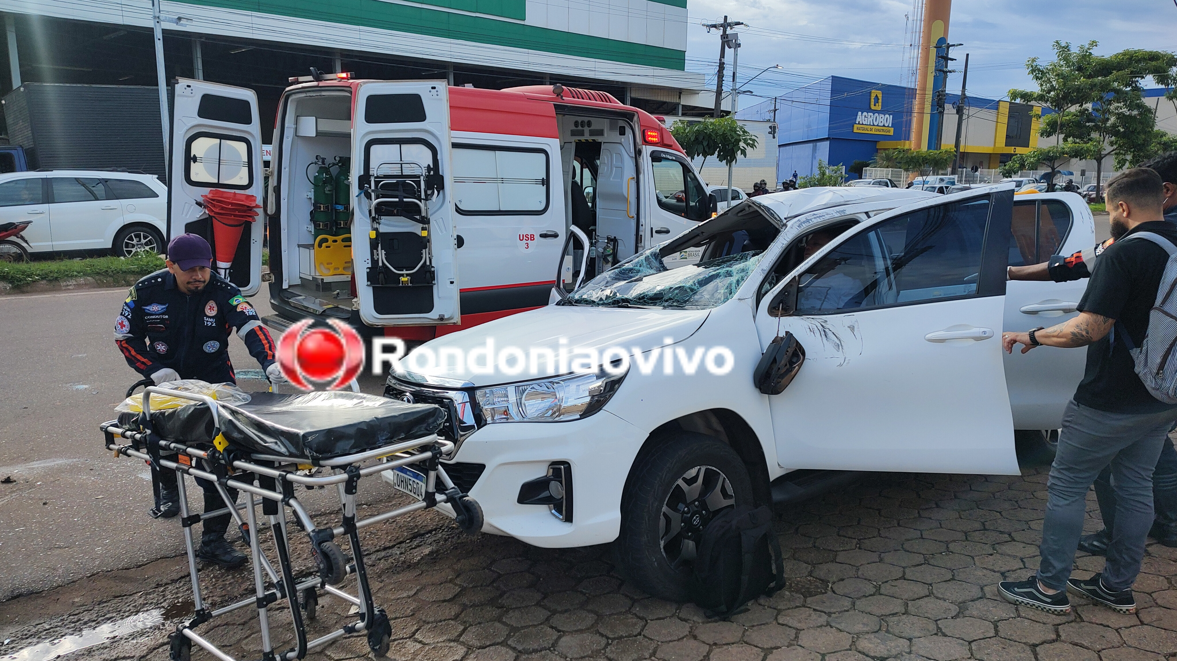 VÍDEO: Vereador Isaque Machado sofre grave acidente em capotamento 