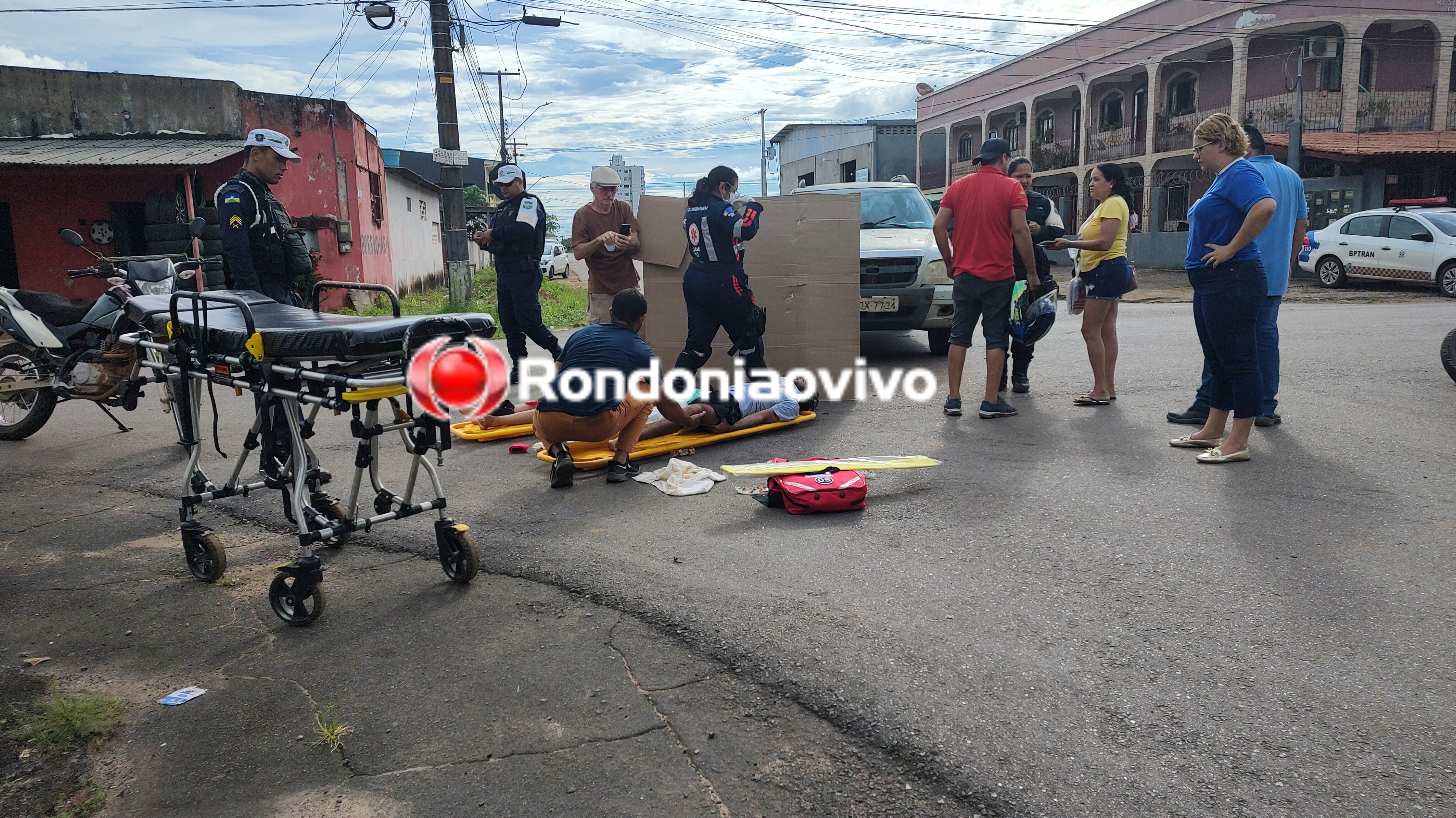 OUTRA COLISÃO: Irmãos ficam em estado grave após violento acidente no Centro