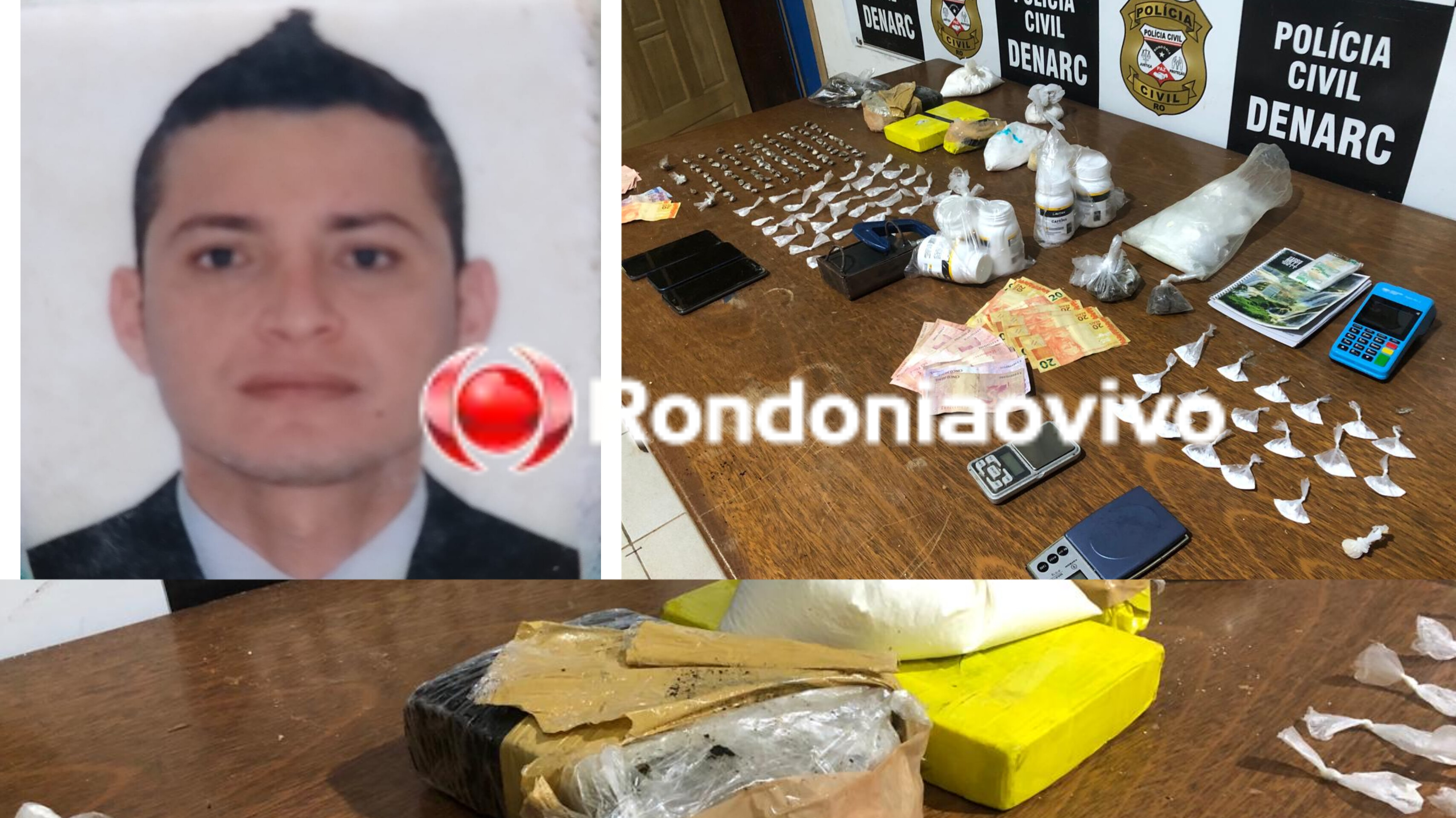 COMBATE AO TRÁFICO Denarc fecha laboratório de refinaria de drogas e prende traficante 