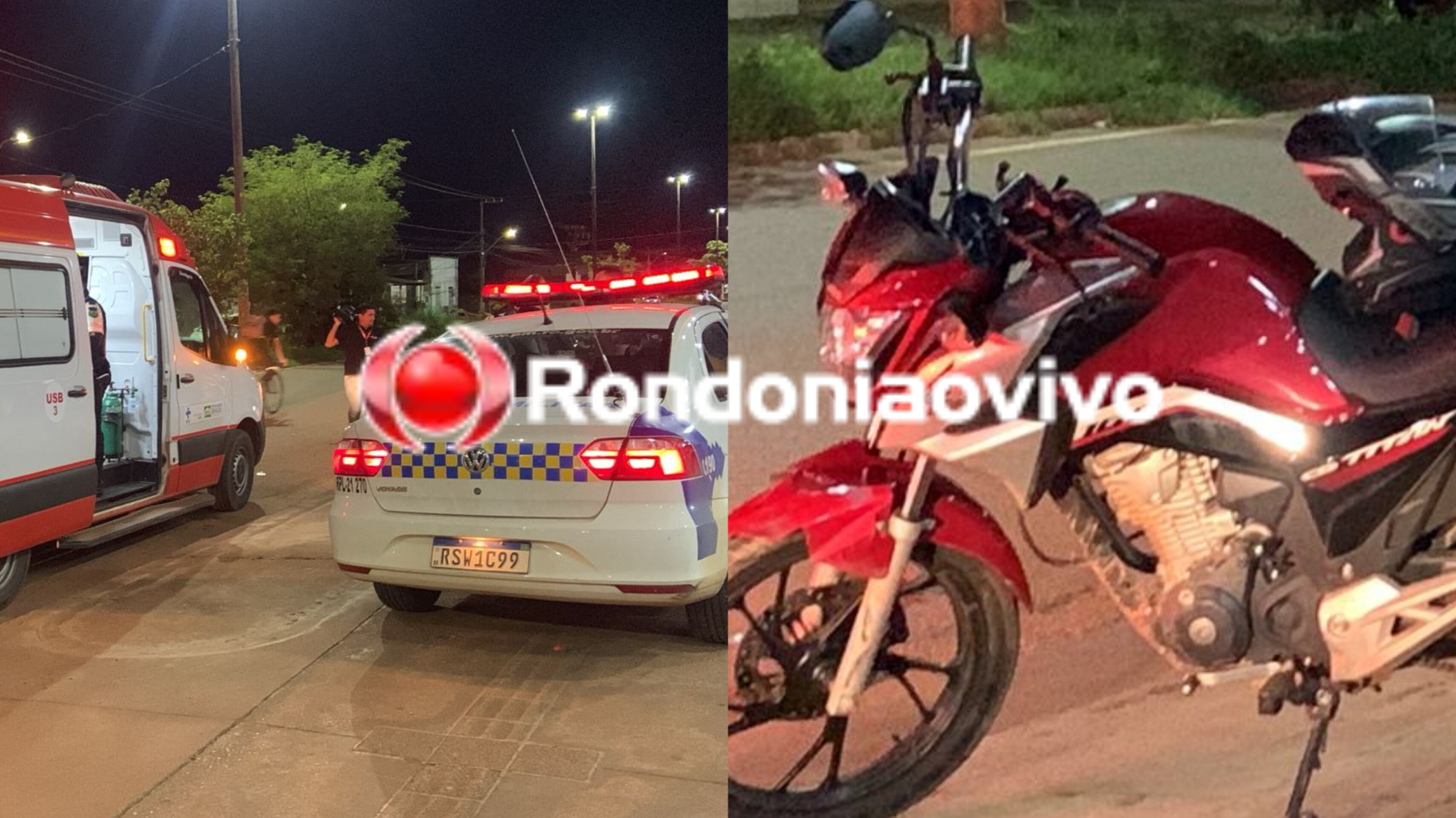 ACIDENTE: Colisão entre motos resulta em casal ferido na Rio de Janeiro 