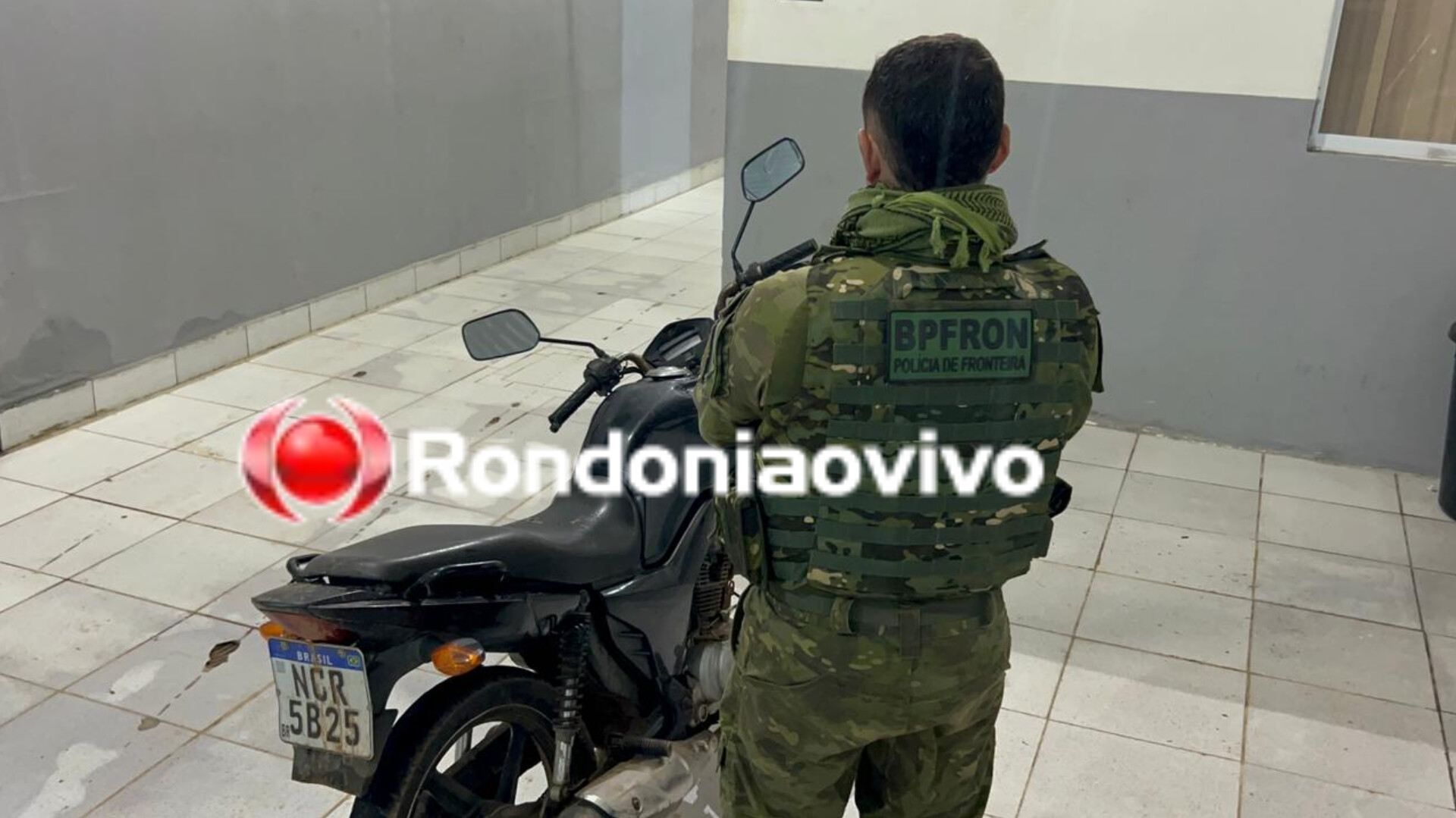 OPERAÇÃO MAXIMUS: Homem é preso com moto roubada durante barreira da PM