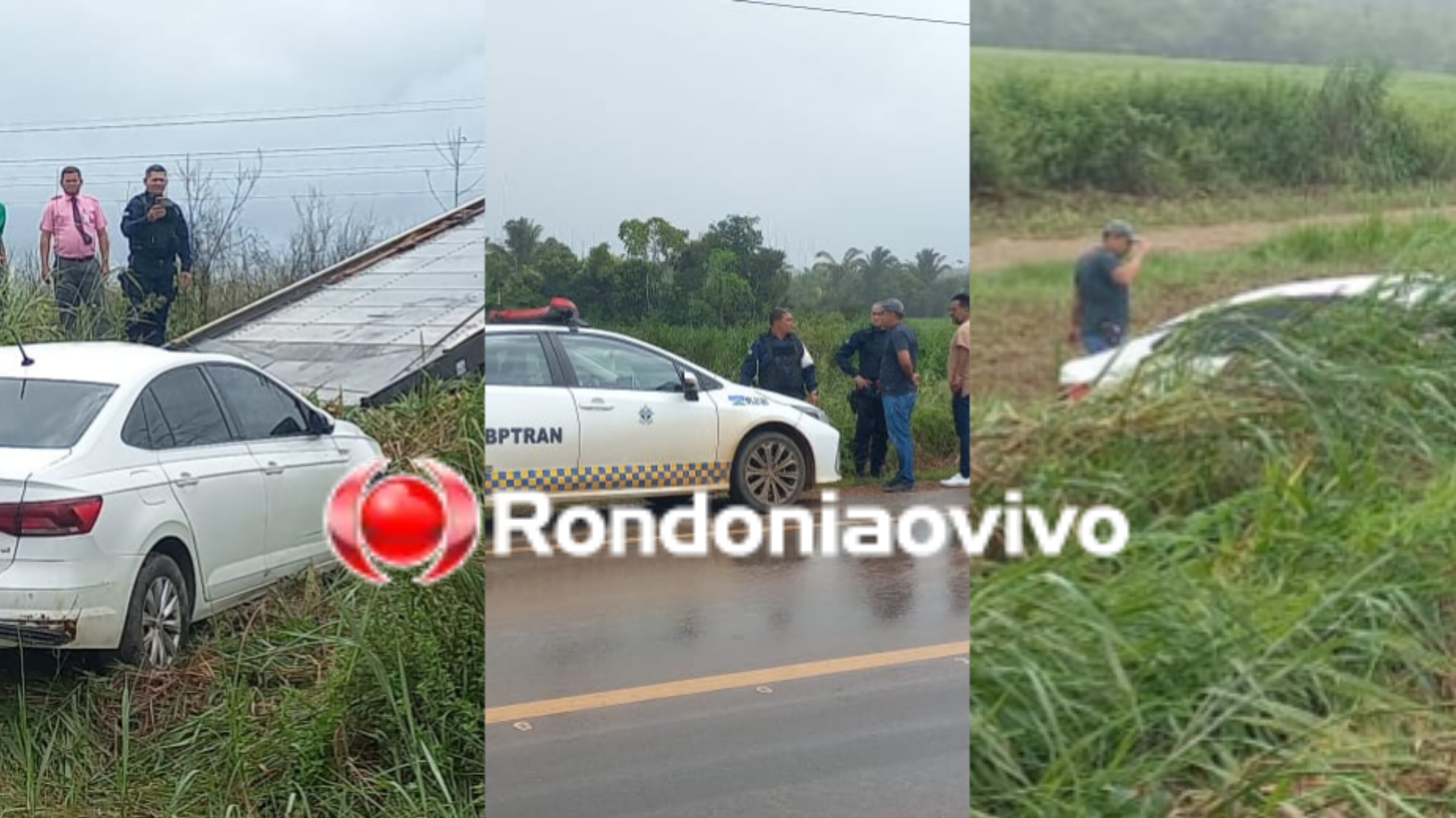 FUGA ALUCINADA: Perseguição a veículo roubado acaba em capotamento na BR-319