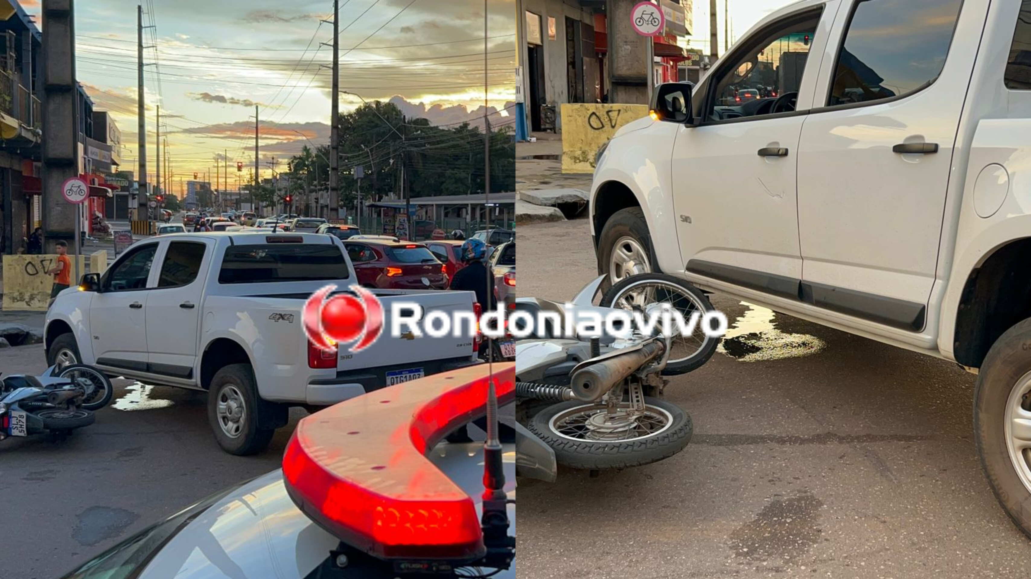 NA RAIMUNDO: Acidente envolvendo viatura da PM deixa mulher ferida perto da Central 