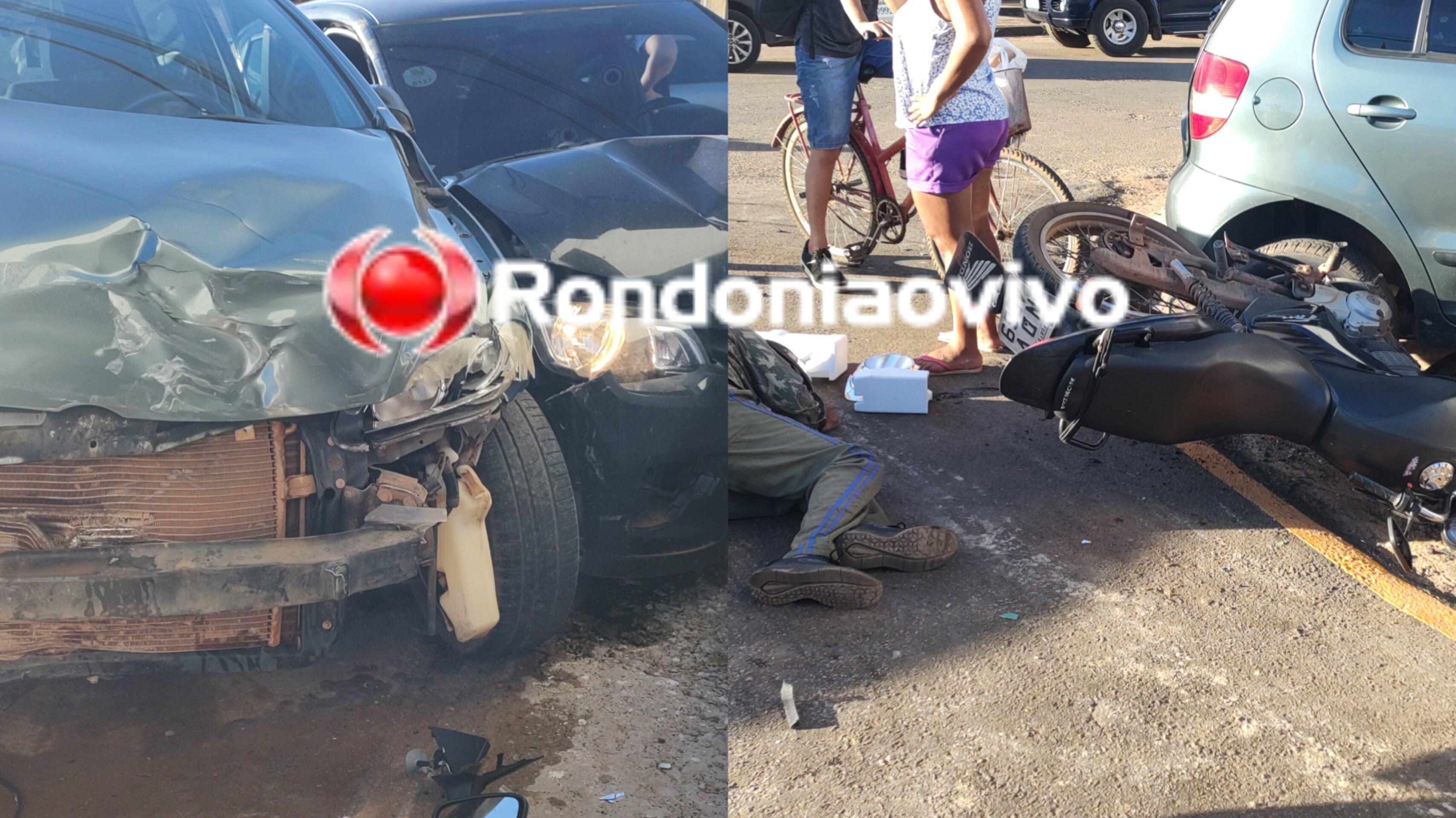 VÍDEO: Gravíssimo acidente na zona Leste de Porto Velho