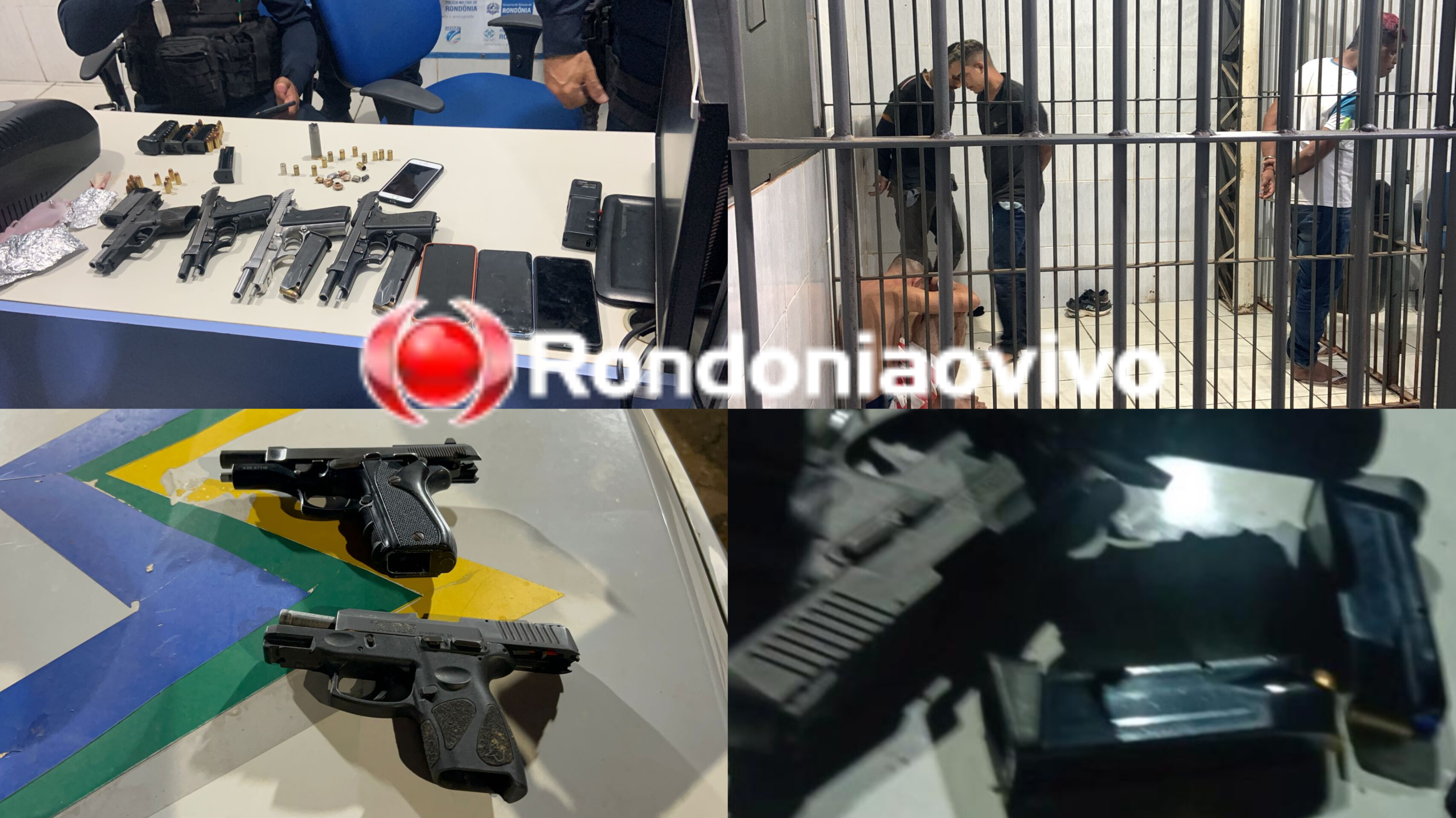 AÇÃO RÁPIDA: Sete criminosos com várias armas são presos após ataque no Morar Melhor 