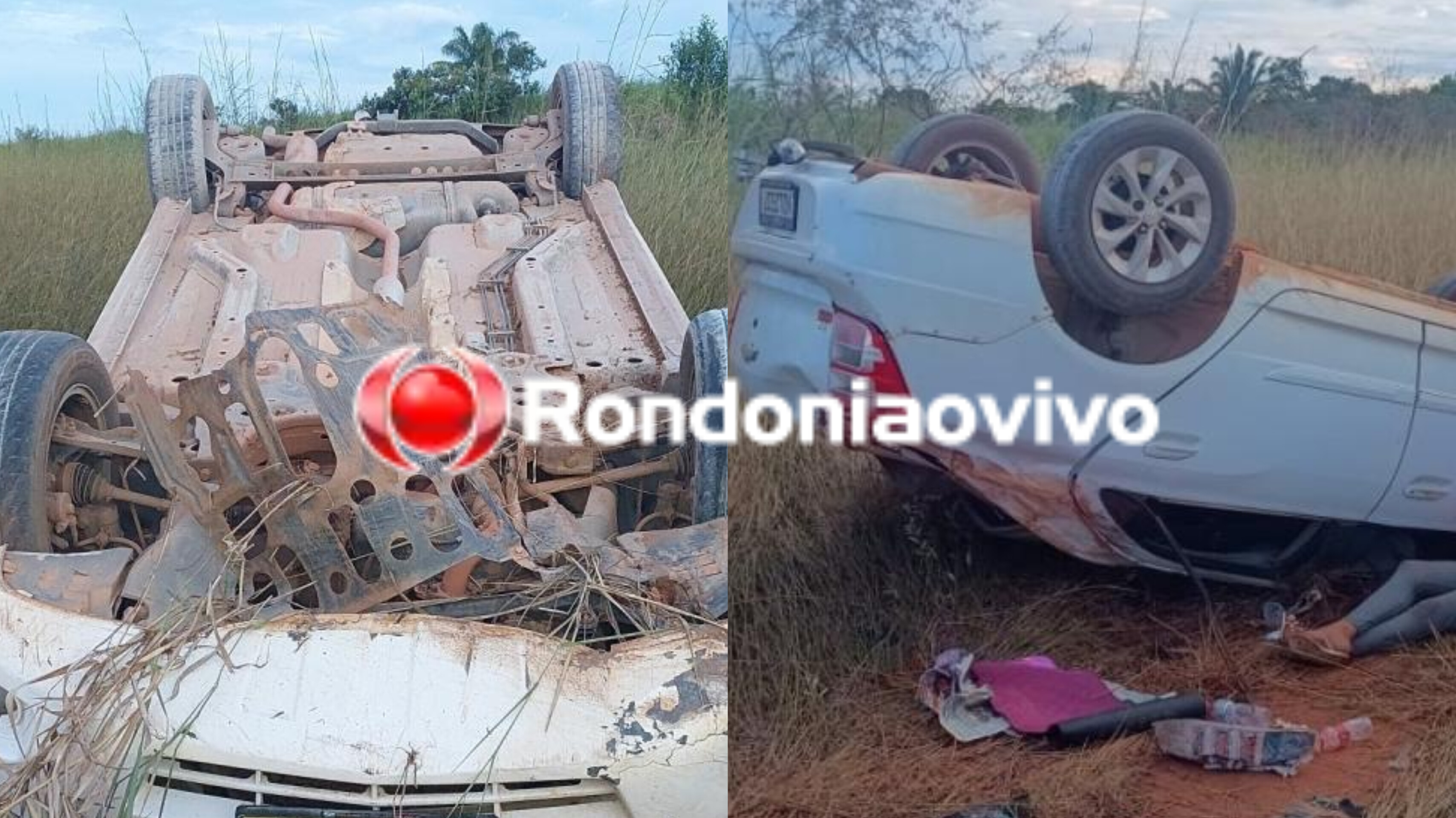 GRAVE: Carro ocupado por duas crianças e três mulheres capota na BR-364