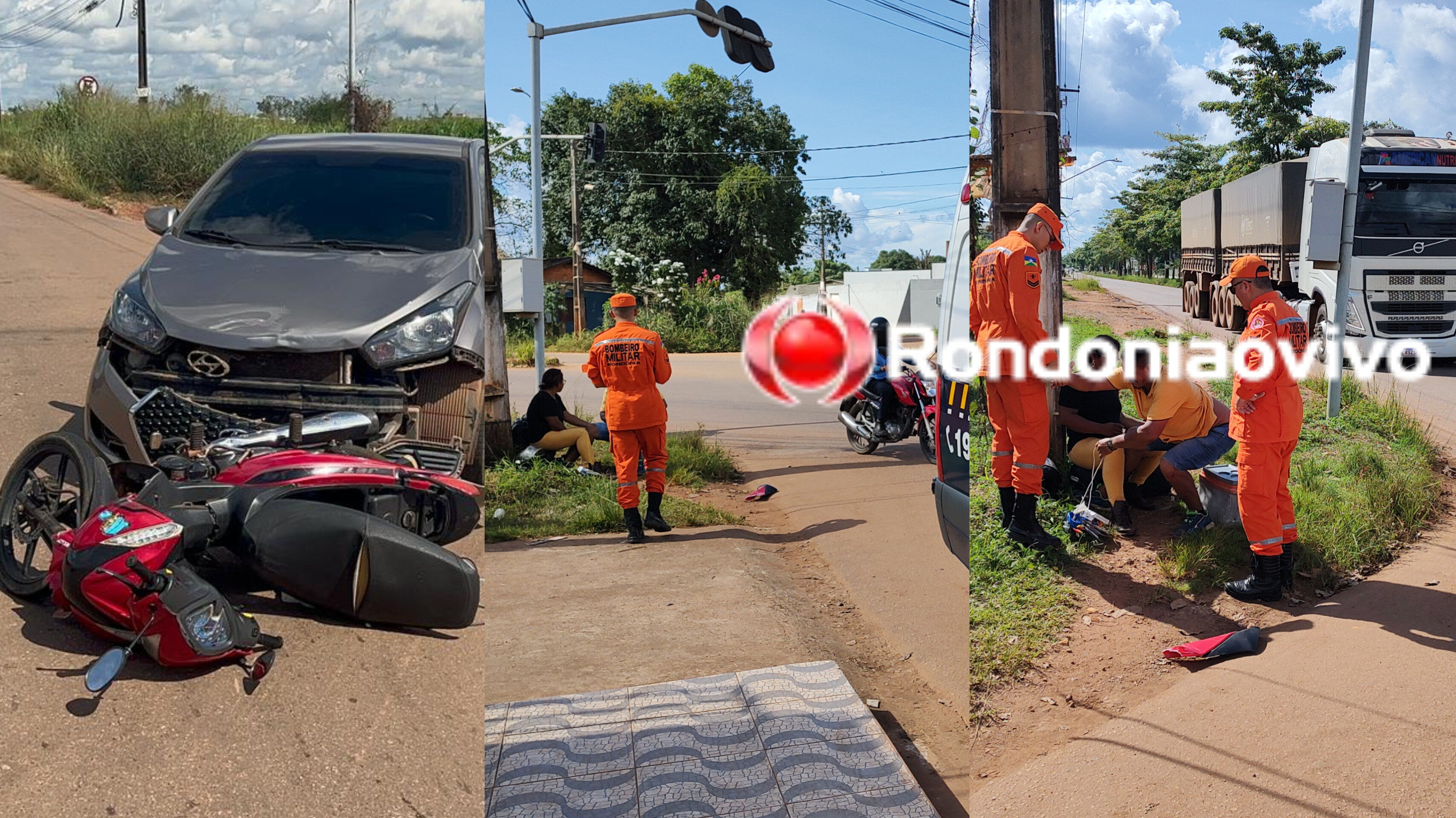 INABILITADO: Colisão frontal deixa casal com ferimentos na Guaporé 