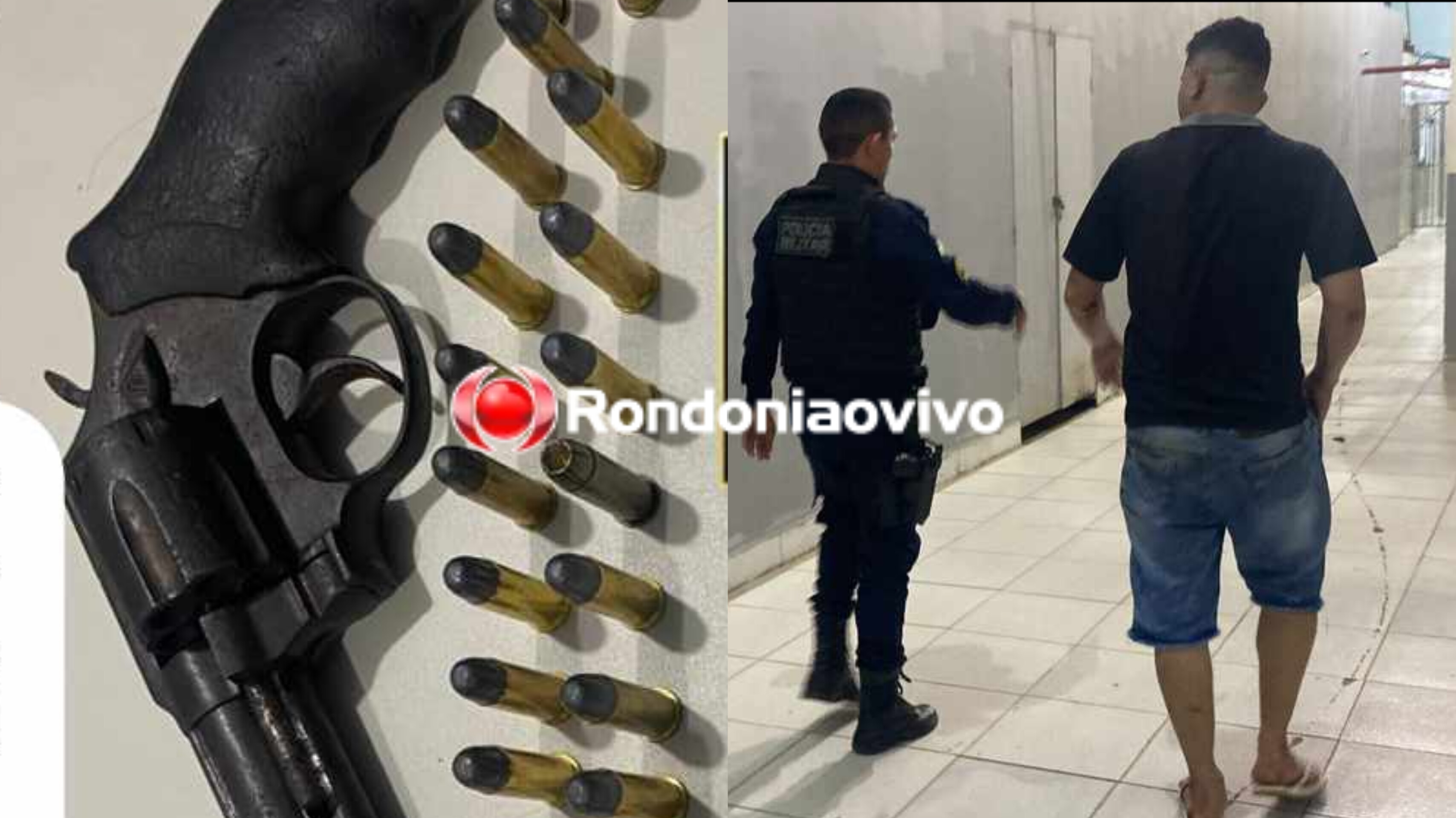 INTERCEPTADO: Motociclista é preso após apontar arma para jovem em poliesportivo 
