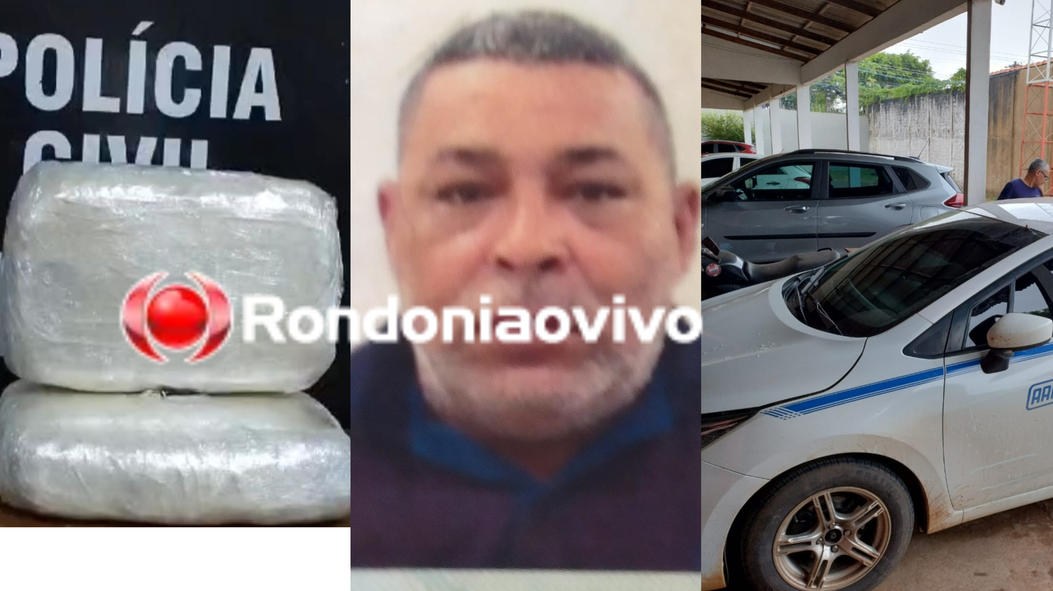 OPERAÇÃO: Taxista é preso pelo Denarc com dois quilos de droga na BR-364