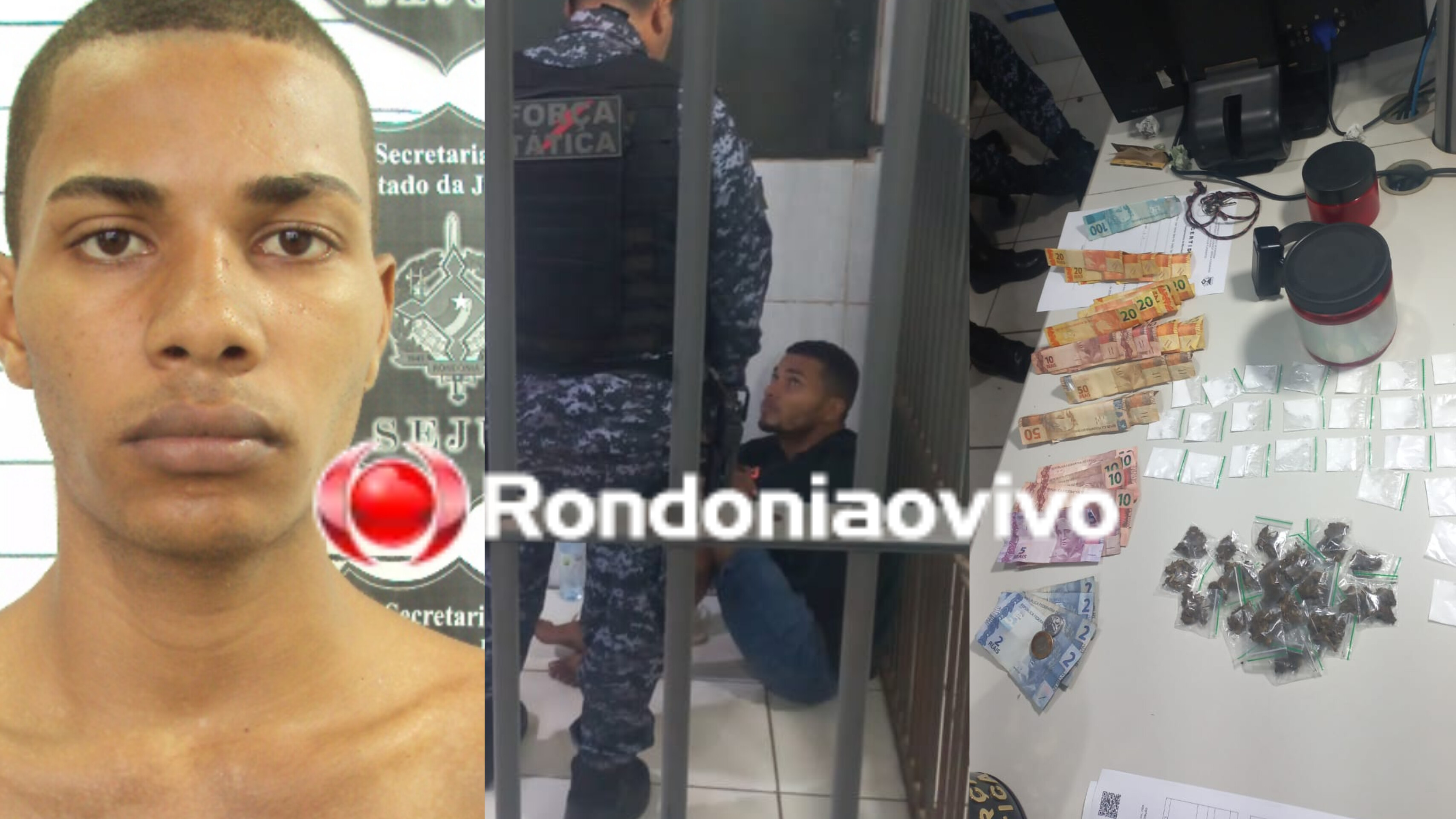 FLAGRANTE: 'Sukita' é preso no Orgulho do Madeira acusado de tráfico de drogas 
