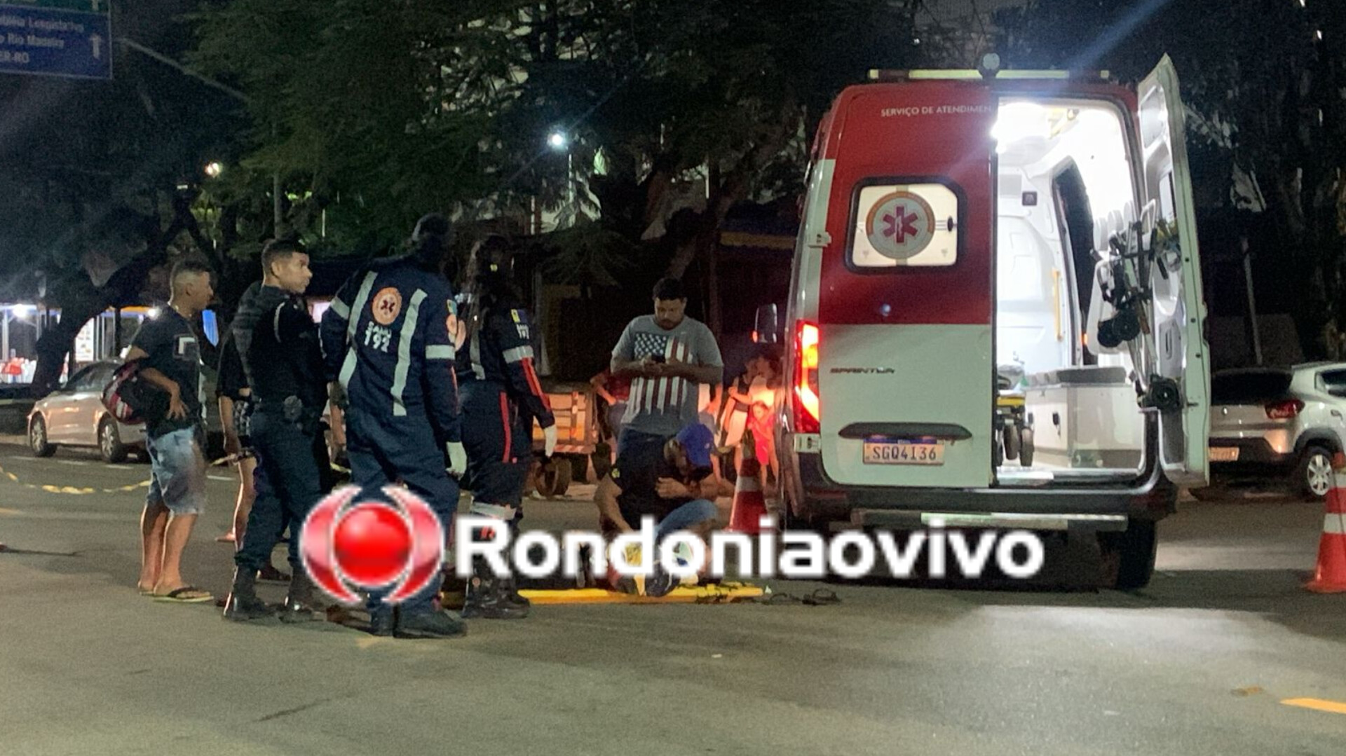 NA FARQUAR: Motociclista sofre vários ferimentos após motorista de Onix cruzar preferencial 