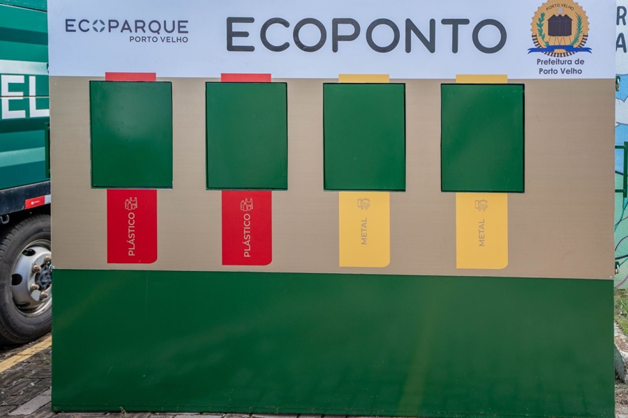 MEIO AMBIENTE: Porto Velho conta com dez ecopontos para recolhimento de material reciclável