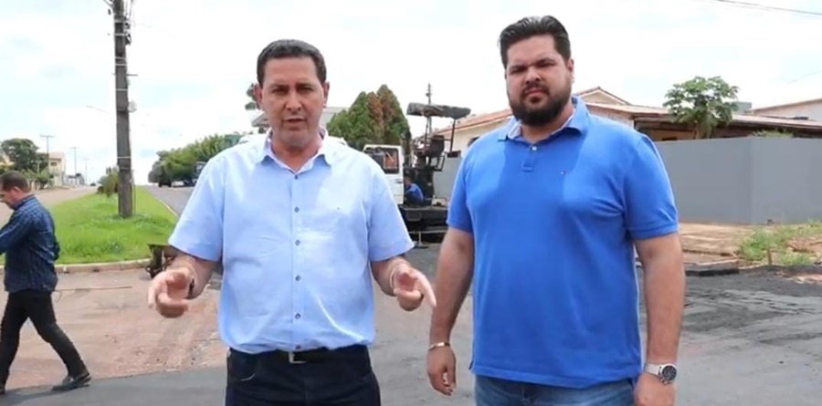 MELHORIAS: Jean Oliveira e prefeito Aldo Júlio visitam obras em Rolim de Moura