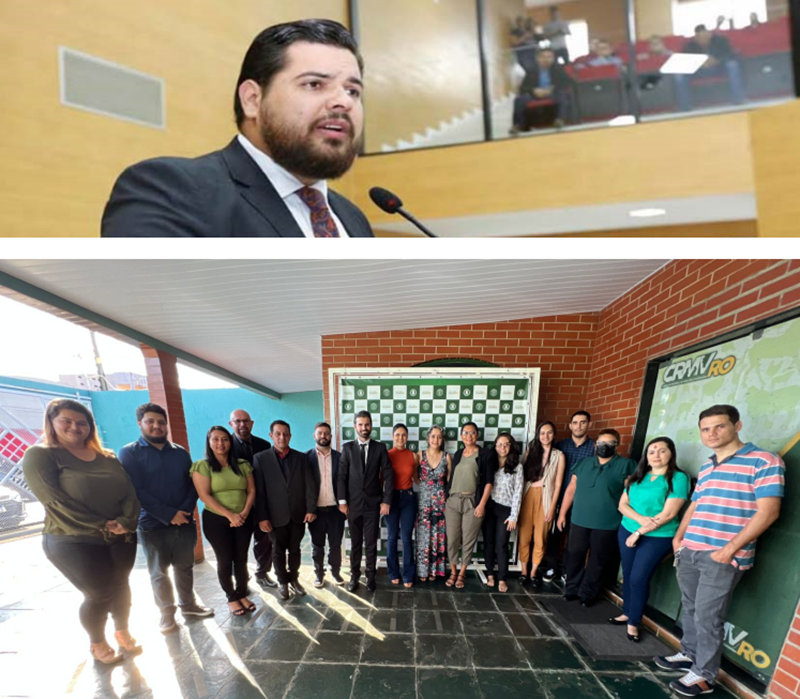 NOVA GESTÃO: Jean Oliveira parabeniza os conselheiros e suplentes empossados no CRVM-RO